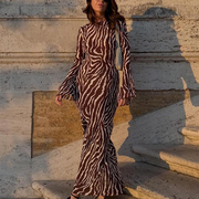 Izzy Zebra Print Dress