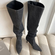 Adele Denim Boots