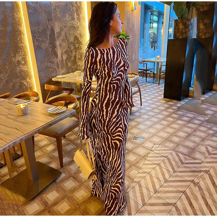 Izzy Zebra Print Dress – BASSO