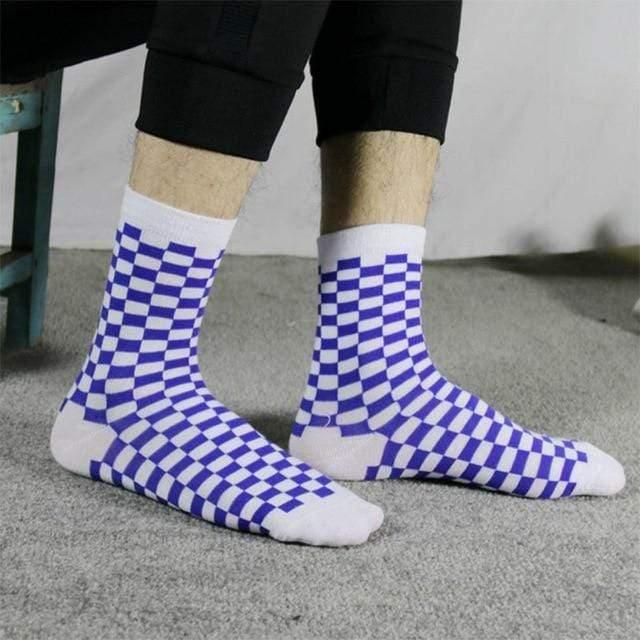 Schachbrett Socken