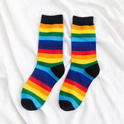 Rainbow Sport Socks - Black