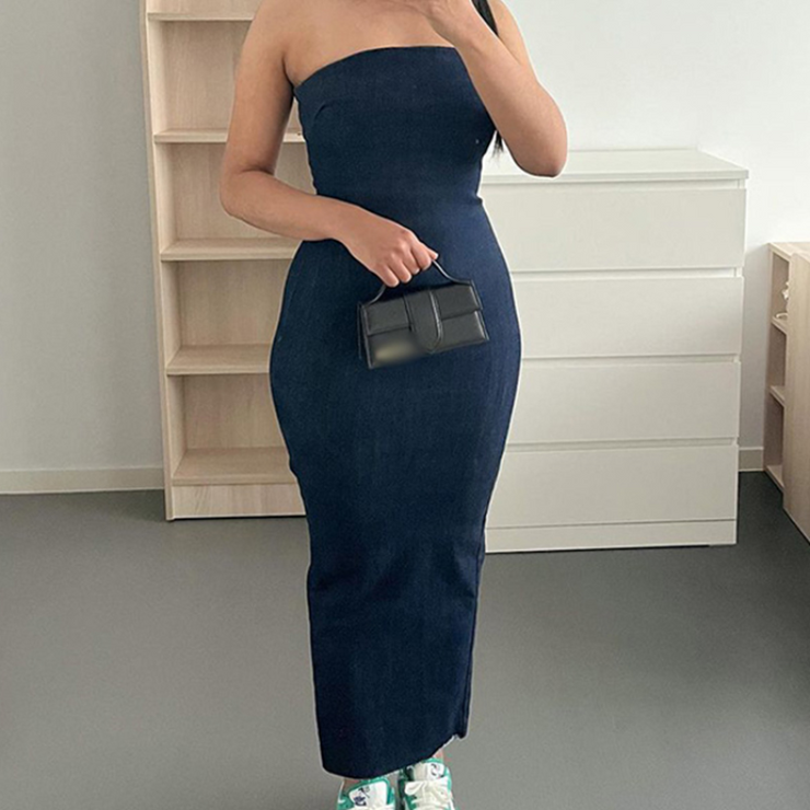 Angie Denim Sexy Dress – BASSO