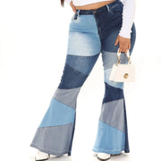 Zigzag Flared Jeans