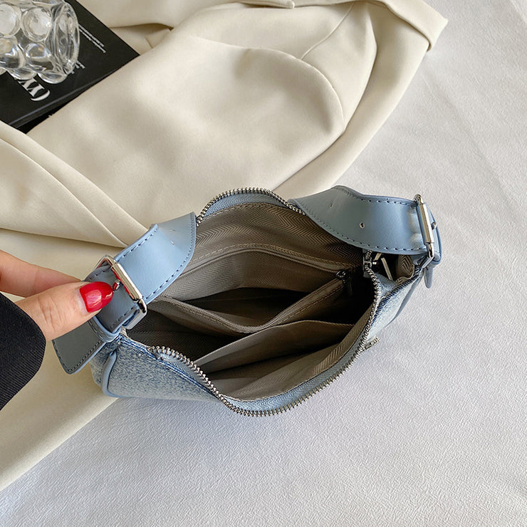 Elegant Escape Denim Shoulder Bag