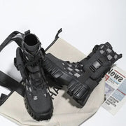Barka Denim Platform Boots